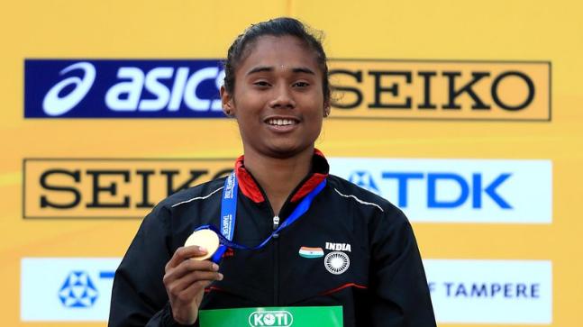 Hima Das the Indian Sprinter to win a Gold Medal