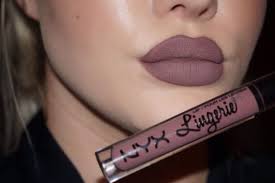 NYX Lip Lingerie Liquid Lipstick Beauty Mark for dark skin