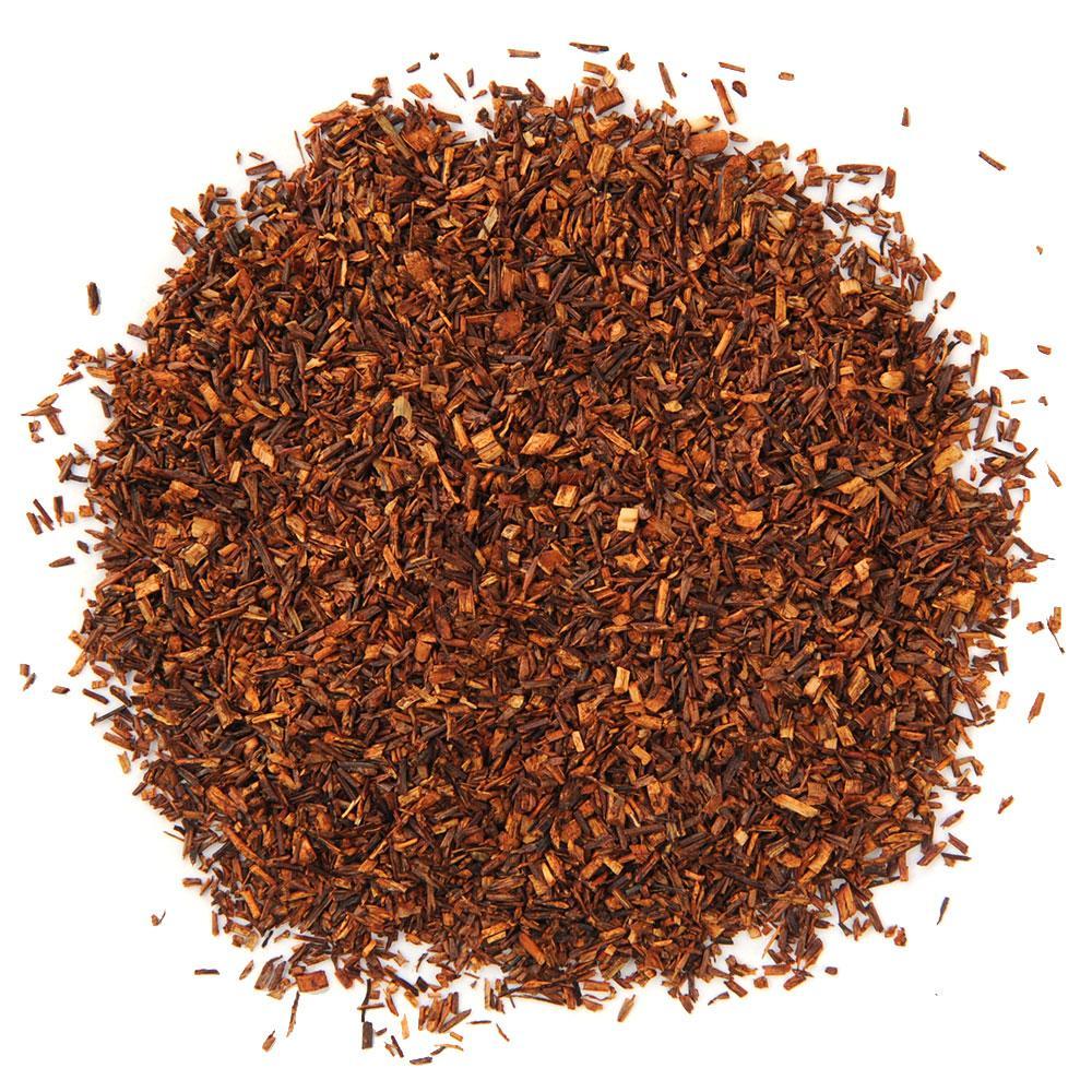 rooibos tea leaves in the realm of types and varieties of teas