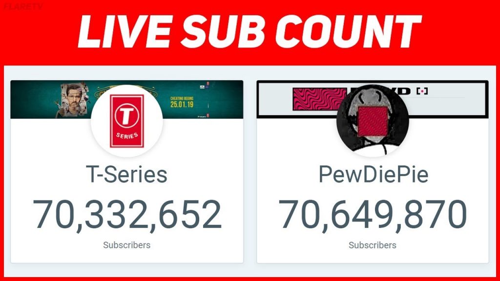 T-Series Vs Pewdiepie
