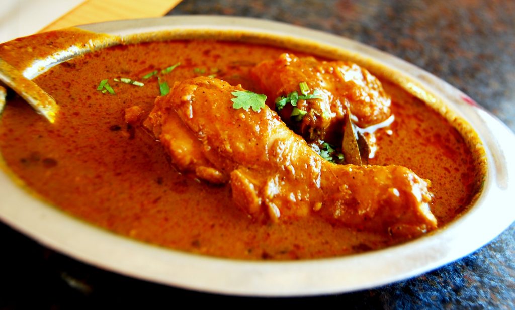 spicy north Indian food non-veg