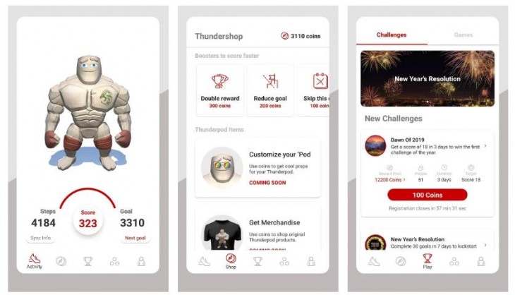 An App which pays you for walking: Thunderpod