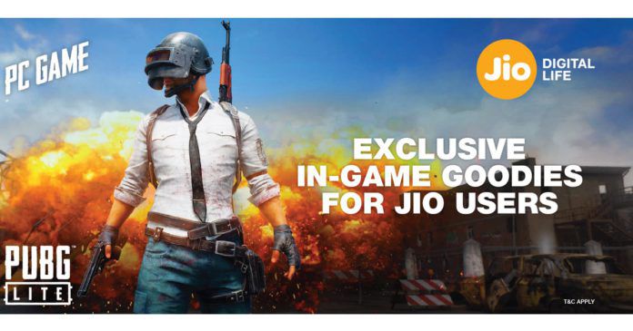Reliance Jio and Pubg Lite Team Up: Will provide free goodies