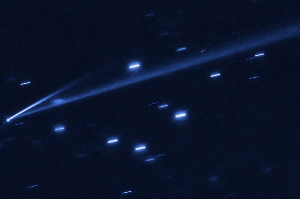 asteroid changing color