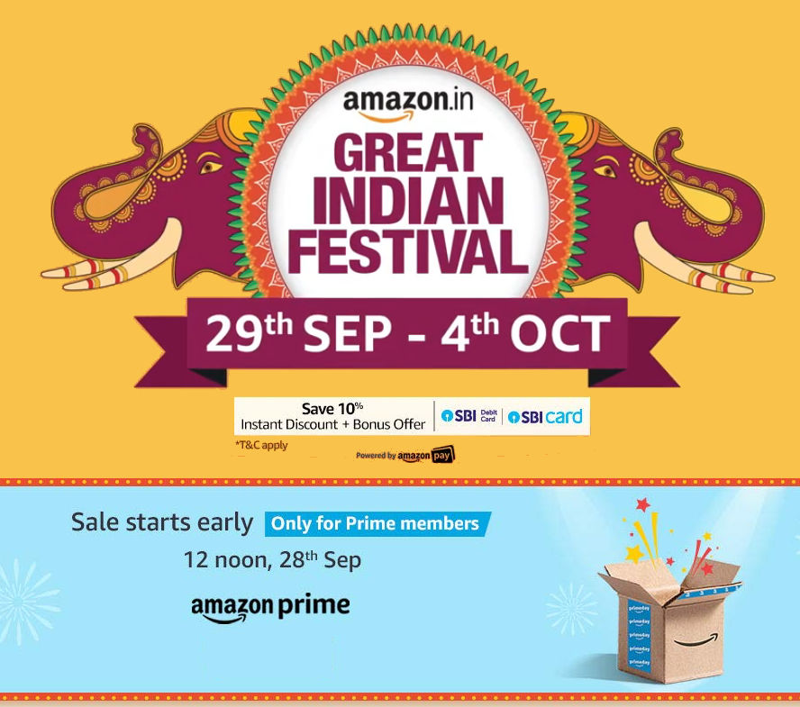 16 सितम्बर से शुरू Amazon Great Indian Festival 2019 सेल-Youth Express