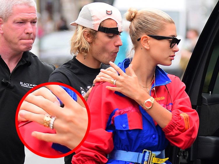Celebrity Engagement Rings and Hailey Bieber