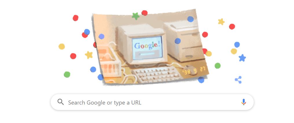 Google 21st Birthday Doodle: 21 साल पुरे होने पर बनाया डूडल-Youth Express