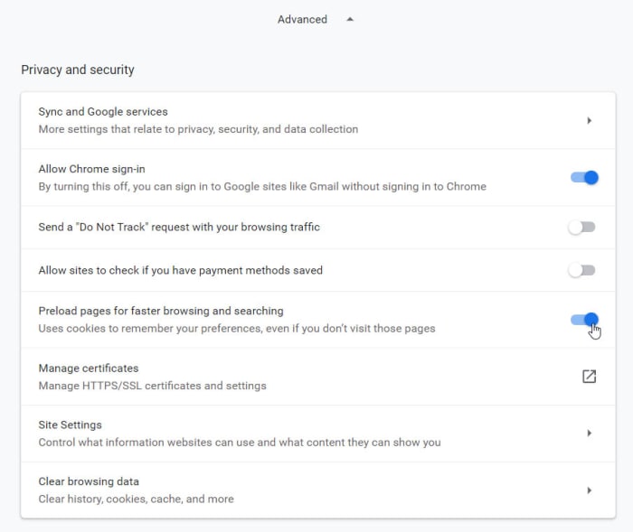 Prefetch Feature