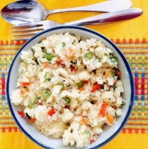 नाश्ते में सूजी उपमा
