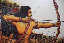 Arjuna, great desciple of Dronacharya