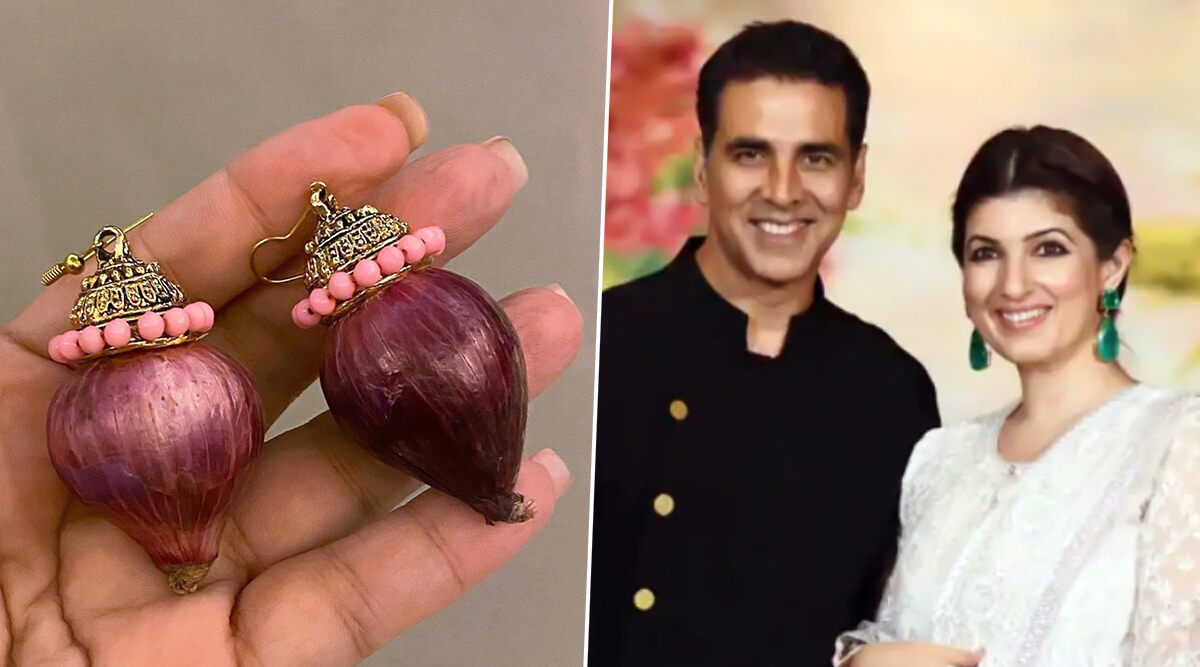 प्याज से बने झुमके