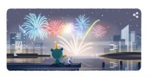 New Year's Eve doodle 2020